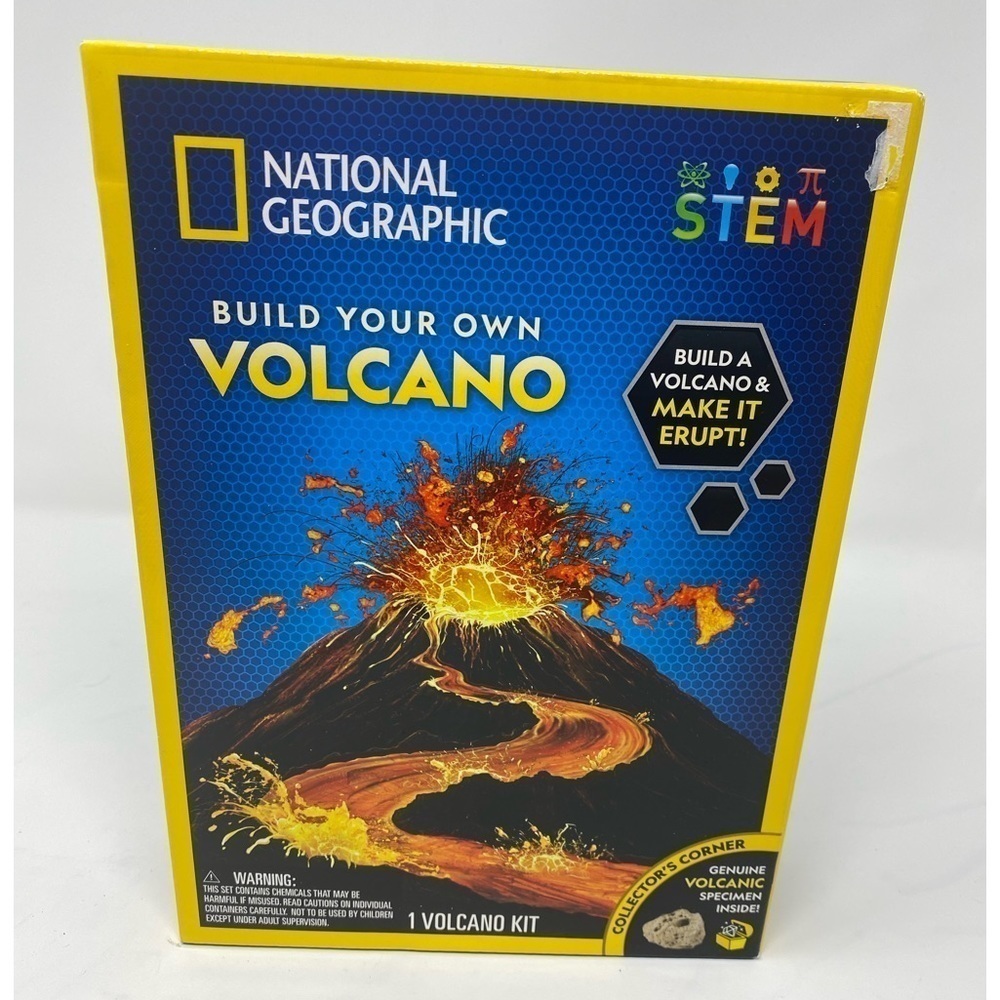 NEW - National Geographic Build your own volcano kit